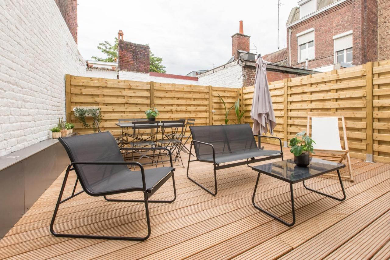 Appartement Spacieux Et Moderne 4 Chambres A 5Mn A Pieds Republique Lille Ngoại thất bức ảnh